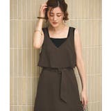 Vネック・フレアジャンパースカート(ベルト付き) | RUIRUE BOUTIQUE | 詳細画像16