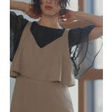 Vネック・フレアジャンパースカート(ベルト付き) | RUIRUE BOUTIQUE | 詳細画像2