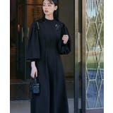 【ストレッチ/2way】袖配色オープンショルダーフレアワンピース | RUIRUE BOUTIQUE | 詳細画像11 