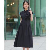 ワンサイドフリルフレンチスリーブシャツワンピース | RUIRUE BOUTIQUE | 詳細画像12