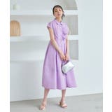 ワンサイドフリルフレンチスリーブシャツワンピース | RUIRUE BOUTIQUE | 詳細画像16