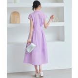 ワンサイドフリルフレンチスリーブシャツワンピース | RUIRUE BOUTIQUE | 詳細画像21