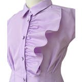 ワンサイドフリルフレンチスリーブシャツワンピース | RUIRUE BOUTIQUE | 詳細画像27