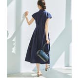 ワンサイドフリルフレンチスリーブシャツワンピース | RUIRUE BOUTIQUE | 詳細画像4