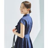 ワンサイドフリルフレンチスリーブシャツワンピース | RUIRUE BOUTIQUE | 詳細画像7