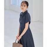 【洗える】タック&フレア ロングシャツワンピース | RUIRUE BOUTIQUE | 詳細画像4