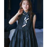 襟付きシアージャカードギャザーフレアワンピース | RUIRUE BOUTIQUE | 詳細画像9
