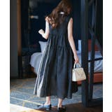 襟付きシアージャカードギャザーフレアワンピース | RUIRUE BOUTIQUE | 詳細画像13