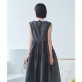 襟付きシアージャカードギャザーフレアワンピース | RUIRUE BOUTIQUE | 詳細画像19