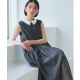 襟付きシアージャカードギャザーフレアワンピース | RUIRUE BOUTIQUE | 詳細画像20
