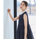 襟付きシアージャカードギャザーフレアワンピース | RUIRUE BOUTIQUE | 詳細画像5
