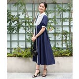 レース切り替えフレアシャツワンピース | RUIRUE BOUTIQUE | 詳細画像2 