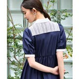 レース切り替えフレアシャツワンピース | RUIRUE BOUTIQUE | 詳細画像3 