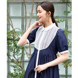 レース切り替えフレアシャツワンピース | RUIRUE BOUTIQUE | 詳細画像4 