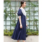 レース切り替えフレアシャツワンピース | RUIRUE BOUTIQUE | 詳細画像6 
