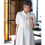 レース切り替えフレアシャツワンピース | RUIRUE BOUTIQUE | 詳細画像9 