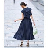 ケープ×プリーツスタイルアップワンピース | RUIRUE BOUTIQUE | 詳細画像11 