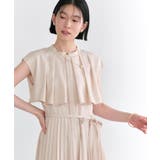 ケープ×プリーツスタイルアップワンピース | RUIRUE BOUTIQUE | 詳細画像18 
