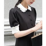 バイカラークラシックワンピース | RUIRUE BOUTIQUE | 詳細画像9 
