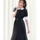 バイカラークラシックワンピース | RUIRUE BOUTIQUE | 詳細画像2 
