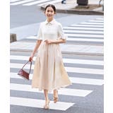 【洗える】ビジューボタン・フレア ポロワンピース | RUIRUE BOUTIQUE | 詳細画像15 
