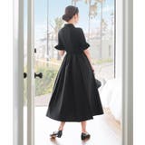 【洗える】ビジューボタン・フレア ポロワンピース | RUIRUE BOUTIQUE | 詳細画像2 