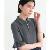 【洗える】ビジューボタン・フレア ポロワンピース | RUIRUE BOUTIQUE | 詳細画像24 
