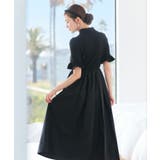 【洗える】ビジューボタン・フレア ポロワンピース | RUIRUE BOUTIQUE | 詳細画像9 