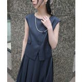 アシンメトリージレ＆ボックスプリーツスカート セットアップ | RUIRUE BOUTIQUE | 詳細画像22 