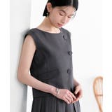 アシンメトリージレ＆ボックスプリーツスカート セットアップ | RUIRUE BOUTIQUE | 詳細画像25 
