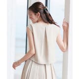 アシンメトリージレ＆ボックスプリーツスカート セットアップ | RUIRUE BOUTIQUE | 詳細画像3 
