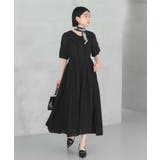 ビッグカラーフレアスカートワンピース | RUIRUE BOUTIQUE | 詳細画像10 