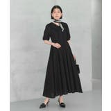 ビッグカラーフレアスカートワンピース | RUIRUE BOUTIQUE | 詳細画像13 