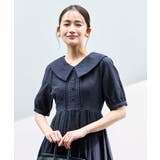 ビッグカラーフレアスカートワンピース | RUIRUE BOUTIQUE | 詳細画像25 