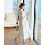 ビッグカラーフレアスカートワンピース | RUIRUE BOUTIQUE | 詳細画像4 