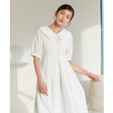 ビッグカラーフレアスカートワンピース | RUIRUE BOUTIQUE | 詳細画像6 