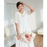 ビッグカラーフレアスカートワンピース | RUIRUE BOUTIQUE | 詳細画像9 