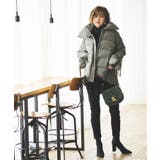 カーキ(KH) | ビックカラーパデットコート | RUIRUE BOUTIQUE