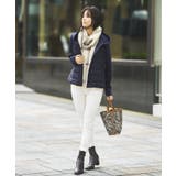 Aタイプ/ネイビー(NE) | 選べるダンボールニット ライトダウンジャケット | RUIRUE BOUTIQUE