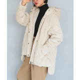 A/ベロア/エクリュ(WH) | ライトサーモキルティングウォームパデットコート | RUIRUE BOUTIQUE