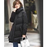 ライトサーモレイヤードヘムフーディーパデットコート | RUIRUE BOUTIQUE | 詳細画像10 