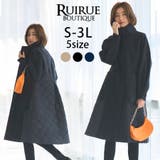 ウーリーストレッチ×ソフィーレイト キルティングスタンドカラーコート | RUIRUE BOUTIQUE | 詳細画像1 