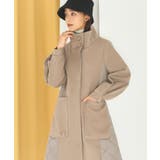 ウーリーストレッチ×ソフィーレイト キルティングスタンドカラーコート | RUIRUE BOUTIQUE | 詳細画像8 