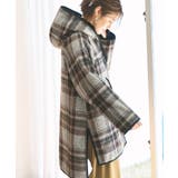 ウーリーストレッチ×ソフィーレイト 裏キルトフーデッドコート | RUIRUE BOUTIQUE | 詳細画像14 