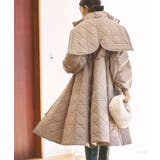 サンドベージュ(BE) | 【2wayシルエット】ミックスステッチ・フーディーパテッドコート | RUIRUE BOUTIQUE