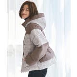 プレイフルMIXツイードファイバーパデットコート | RUIRUE BOUTIQUE | 詳細画像3 