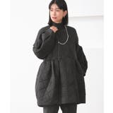 ミックスステッチ・ボリュームペプラム中綿コート | RUIRUE BOUTIQUE | 詳細画像22 