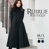 襟付きフレア中綿キルティングコート | RUIRUE BOUTIQUE | 詳細画像1 