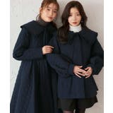 襟付きフレア中綿キルティングコート | RUIRUE BOUTIQUE | 詳細画像11 