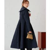 襟付きフレア中綿キルティングコート | RUIRUE BOUTIQUE | 詳細画像6 